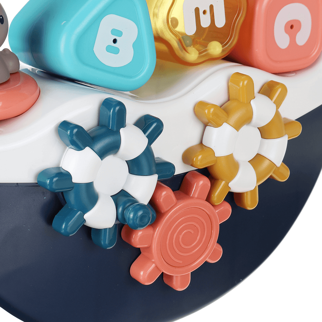 2 in 1 Funny Baby Shower Letter Shape Learning Parent-Children Interaction Pacify Emotion Puzzle Educational Toy for Kids Bath Gift - Trendha