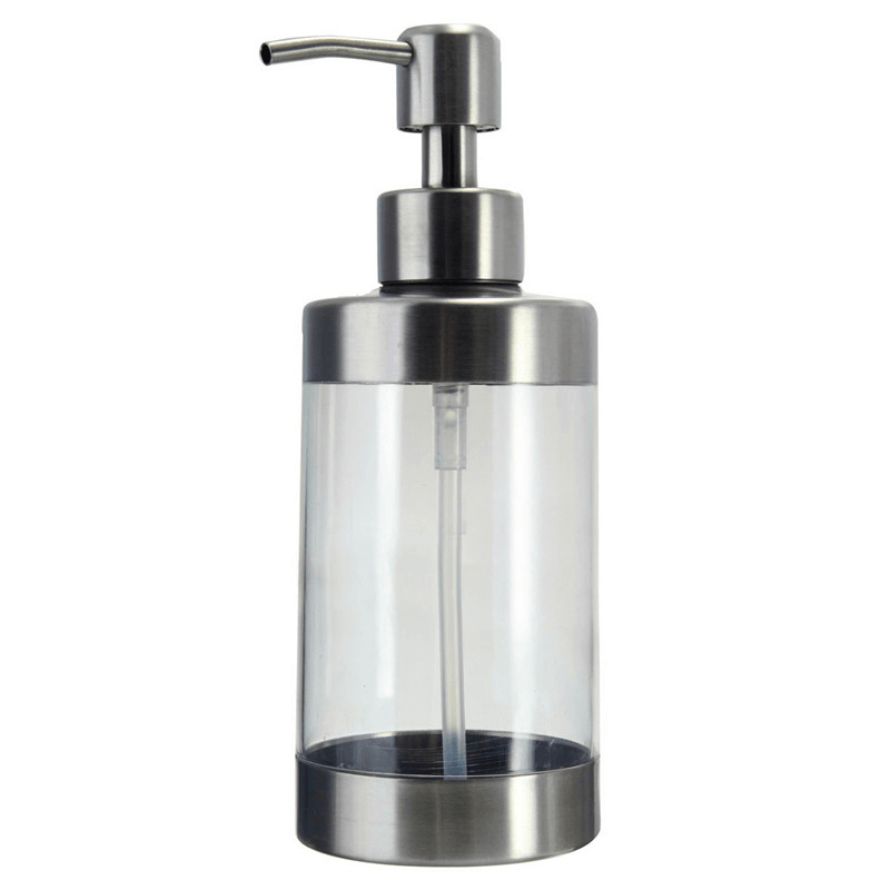 Manually Bathroom Shower Body Lotion Shampoo Lotion Cream Liquid Soap Dispenser Stainless Steel Pump Head - Trendha