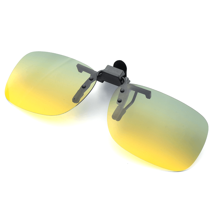 UV400 Polarized Sunglasses Clip Driving Sunglasses Clip Night Vision Goggles Day and Night - Trendha