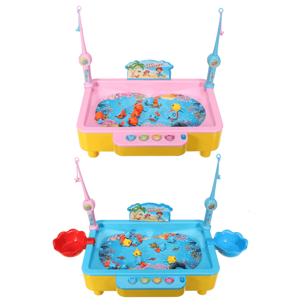 Educational Angling Colorful Toy Magnetic Fishing Board Game for Young Children Kids - Trendha