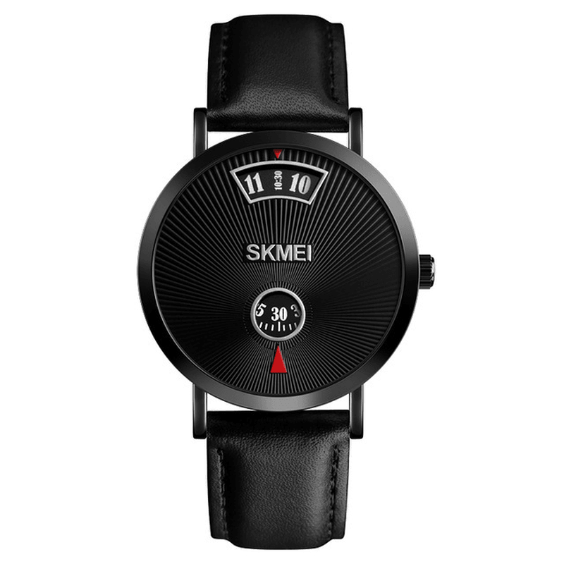 SKMEI 1489 Men's Watch - Creative Dial Design, Quartz Movement, 30M Water-Resistant, Business Style - Trendha