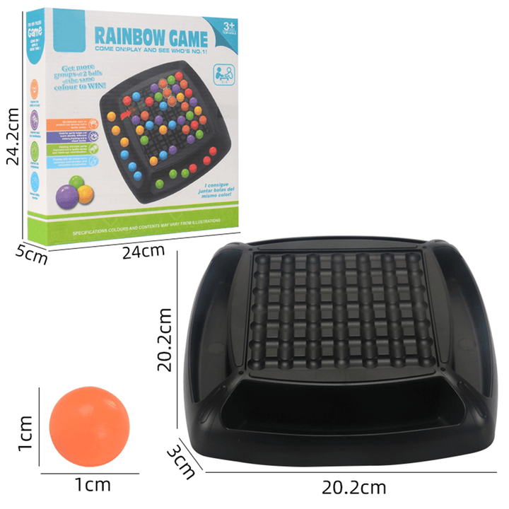 Desktop Butt-To-Play Game Rainbow Ball Puzzle Toy for Chlidren Toys - Trendha