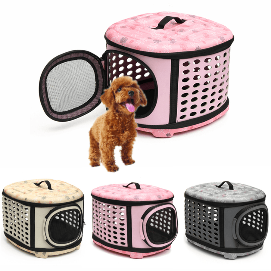 Small Pet Dog Cat Puppy Carrier Portable Cage Crate Transporter Bag - Trendha