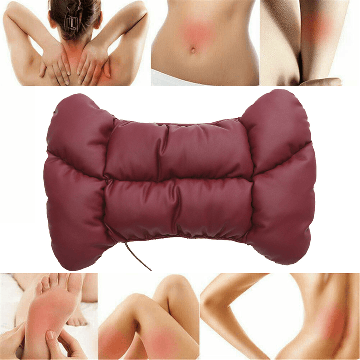 Car 3D Massager Pillow Back Neck Vibration Massage Machine Home Car Use - Trendha