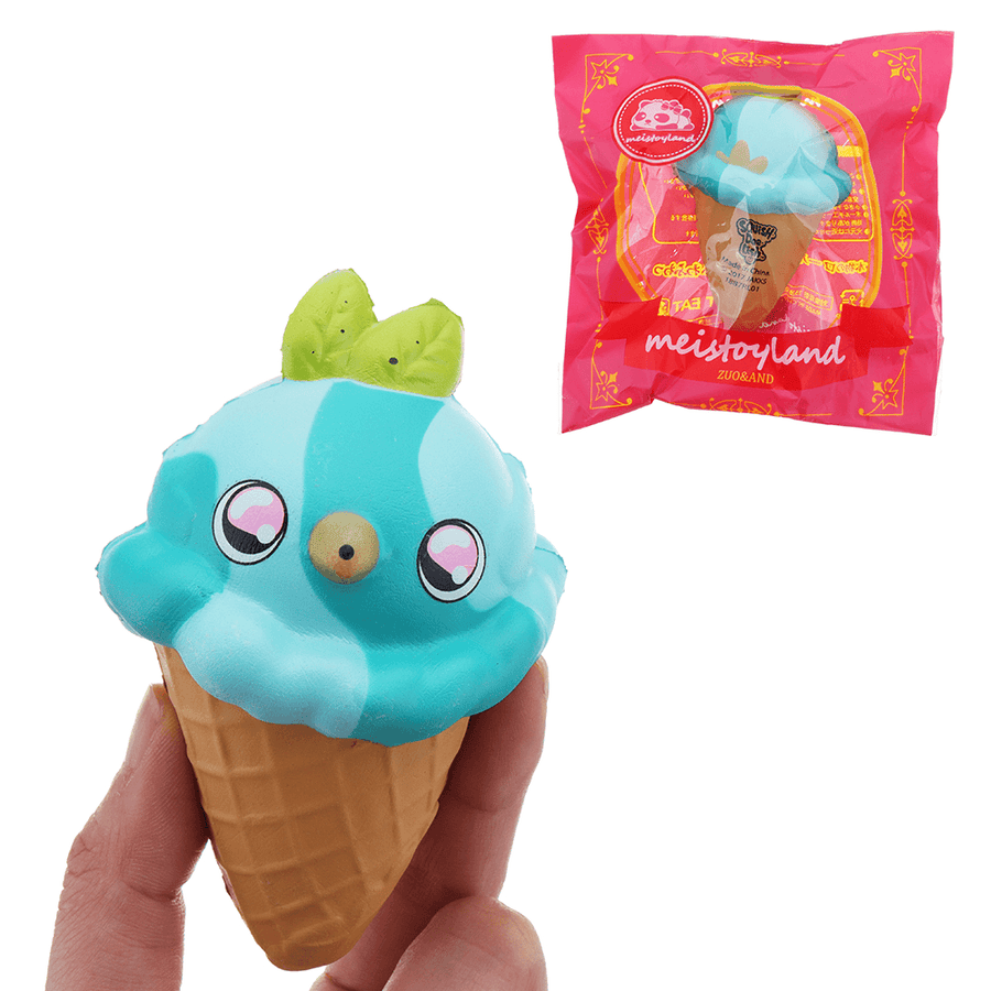 Meistoyland Squishy Bird Ice Cream Slow Rising Squeeze Toy Stress Gift Collection - Trendha