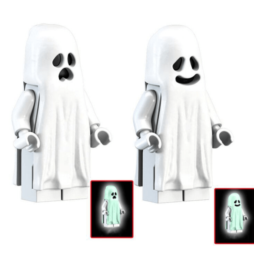 Ghost Expression Building Blocks with Luminous Effect Assembling Building Blocks Toys - Trendha