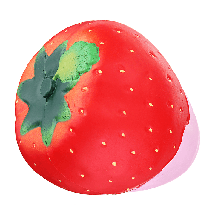 Puni Maru Super Humongous Classic Strawberry Dipped in Squishy Licensed Slow Rising Toy 35Cm - Trendha