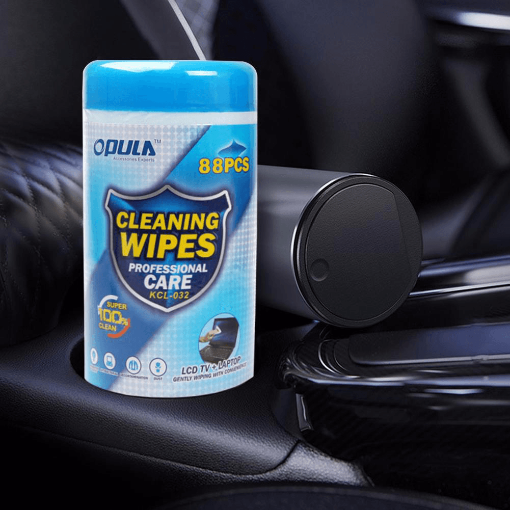 88Pcs Phone Screen Sterilization Sterilize 75% Alcohol Wet Wipes Efficient Sterilization Car Multifunctional Disposable Unscented Cleaning Wipes Non-Woven Fabric - Trendha