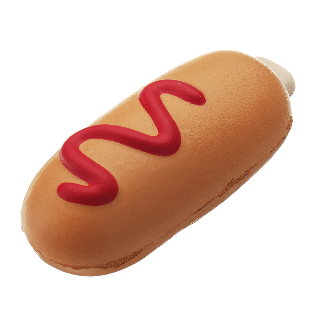Meistoyland Squishy Hot Dog Soft Slow Rising Bun Kawaii Cartoon Toy Gift Collection - Trendha