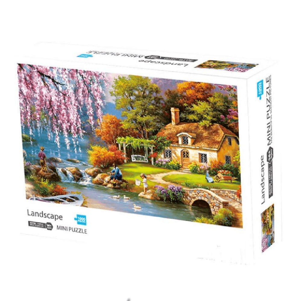 1000 Pcs Pcikwoo Landscape Jigsaw Puzzle Unzip for Boys and Girls Indoor Toys - Trendha