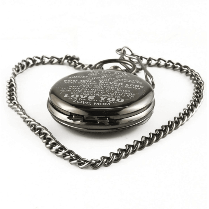 Deffrun Fashion Alloy with Necklace Chain Quartz Pocket Watch Mother Day Gift - Trendha