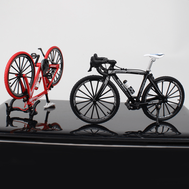 1:10 Diecast Bicycle Model Toys Bend Racing Cycle Cross Mountain Bike Gift Decor Collection - Trendha