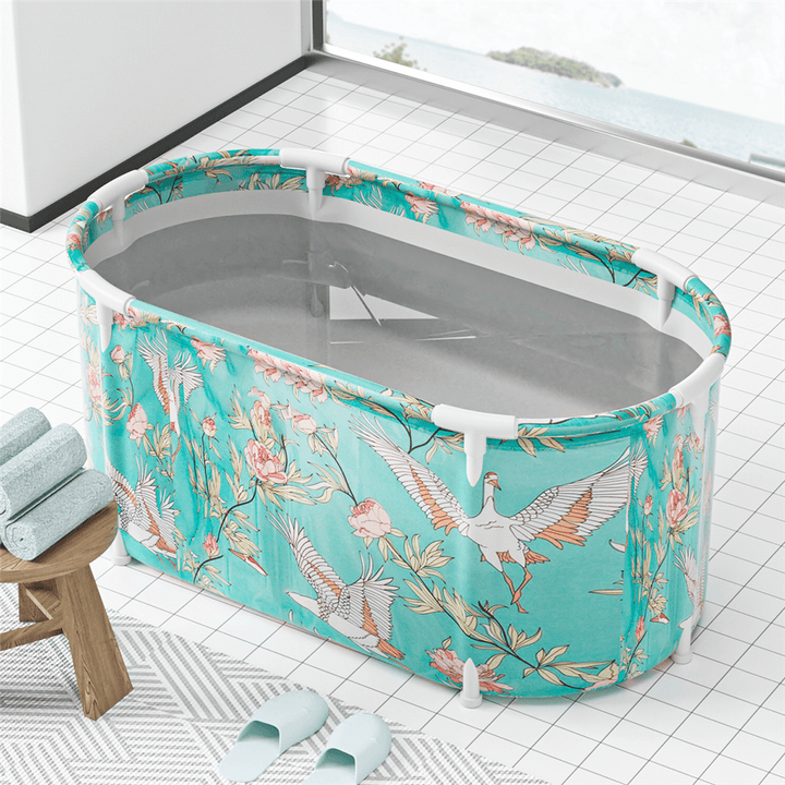 100~500L Large Size Upset Folding Bathtub Adult Bathtub - Trendha