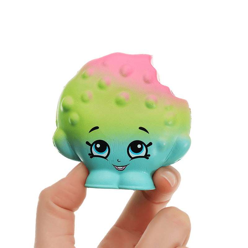 2Pcs Bite a Cookie Squishy 6.5*3.5Cm Squishy Slow Rising Soft Collection Gift Decor Toy - Trendha