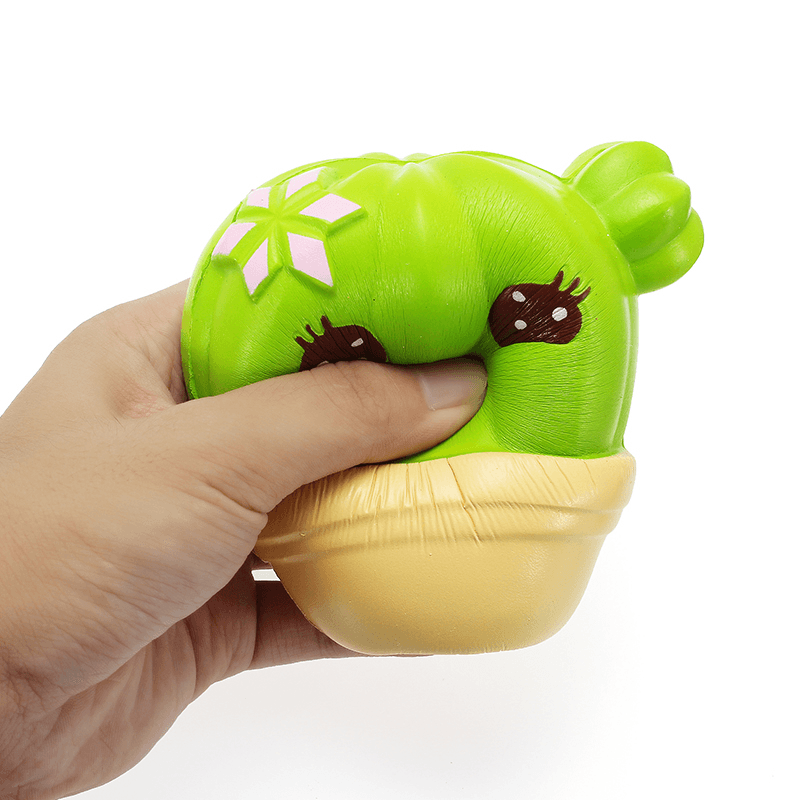 Xinda Squishy Cactus Plant 11Cm Soft Slow Rising with Packaging Collection Gift Decor Toy - Trendha