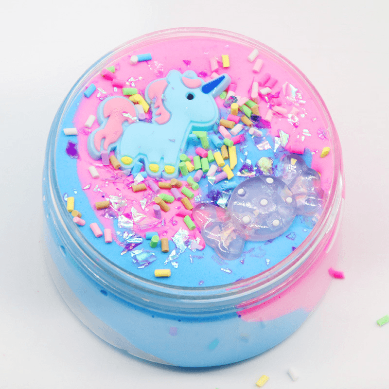 Unicorn Cotton Mud Slime Multi-Color Candy Clay Plasticine Foam DIY Toy - Trendha