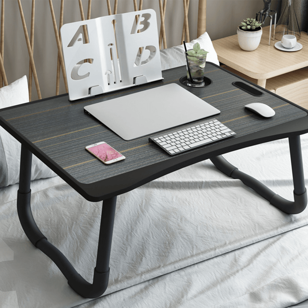 Folding Laptop Bed Table Dorm Desk Couch Table Breakfast Tray Notebook Stand Reading Holder for Bed Sofa - Trendha