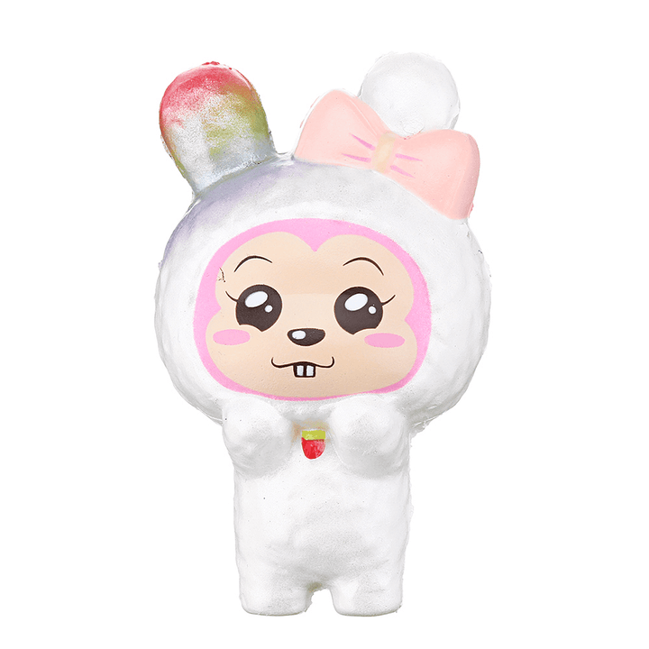 Puni Maru Squishy Cheeka Bunny Rabbit with Carrot Licensed Slow Rising with Original Packing - Trendha