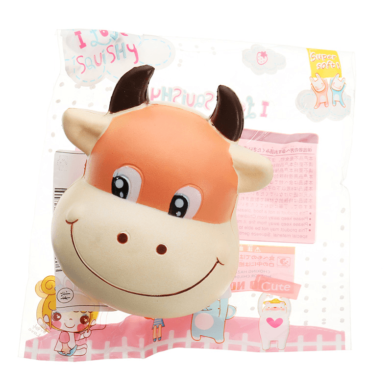 Bull Head Squishy 10*8Cm Slow Rising with Packaging Collection Gift Soft Toy - Trendha