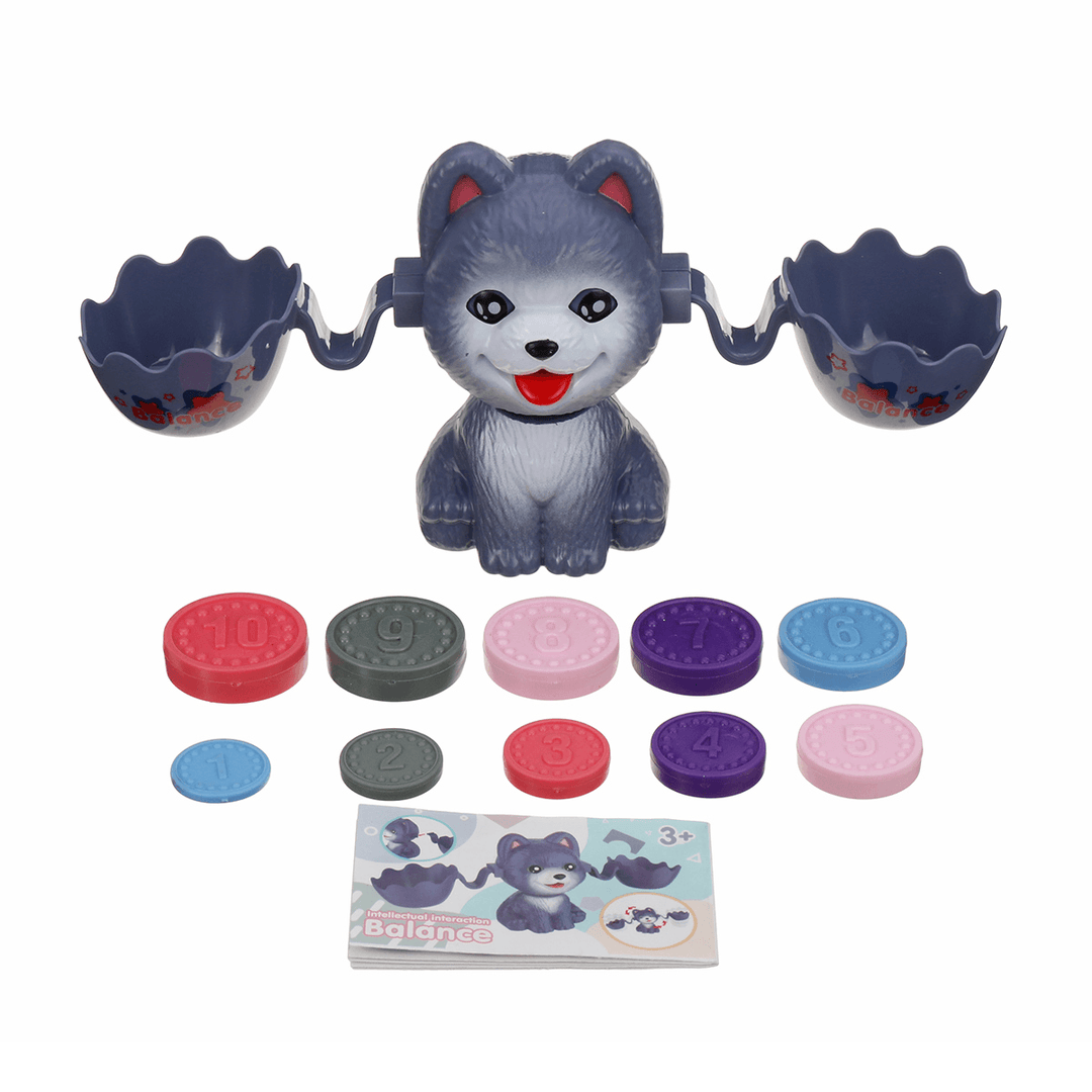 Puppy Balance Educational Learn Intellectual Interaction Counting Numbers and Basic Math Game Toys for Kids - Trendha