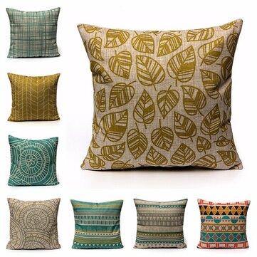 Minimalist Style Pillow Case Home Linen Cushion Cover Fashion Colorful Geometric Patterns - Trendha
