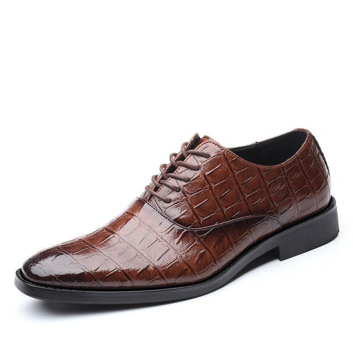 Men's Plus Size British Casual Leather Shoes - Trendha