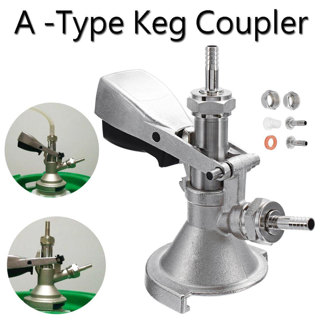 A-type System Beer Keg Coupler Suit Toohey Coopers Slider Tap German Ergo Lever - Trendha
