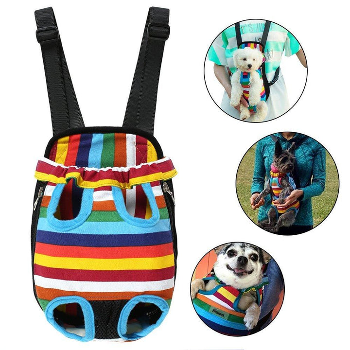 Colorful Dog Carrier Backpack - Trendha