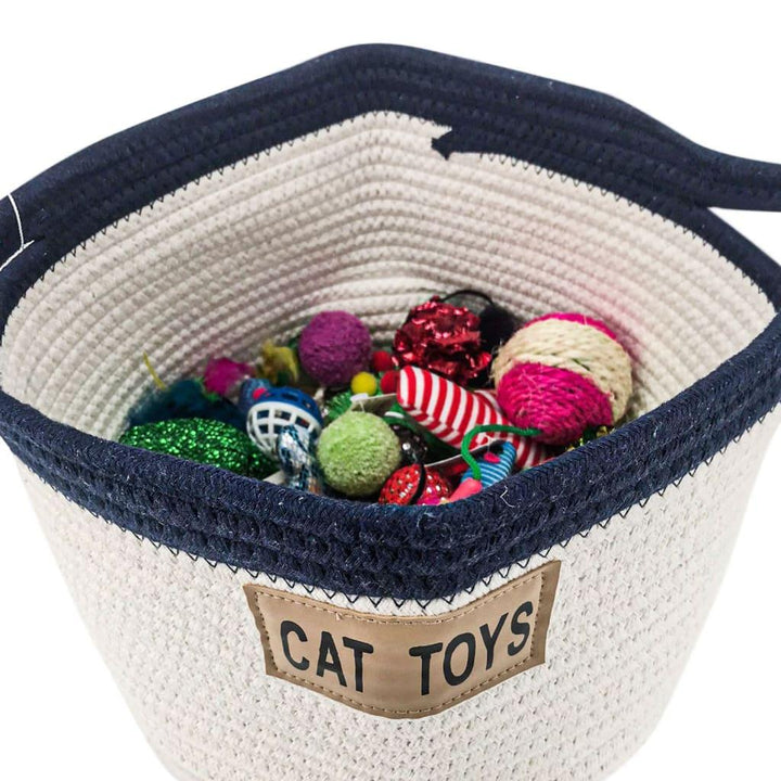 Cat Toy Rope Cotton Basket - Trendha