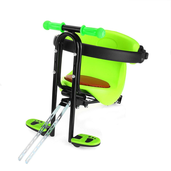 BIKIGHT Bike Baby Seat Safety Kids Saddle Handrail Chair with Foot Pedals Support Back Rest Outdoor Cycling - Trendha