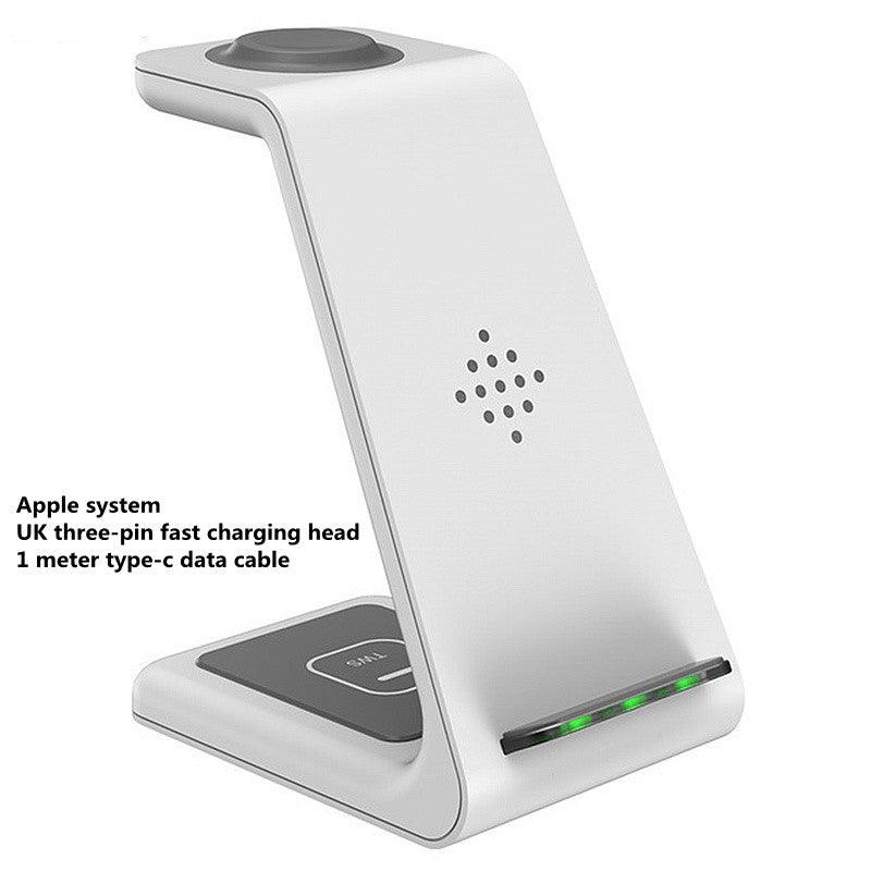 Compatible With , 3 In 1 Fast Charging Station Wireless Charger Stand Wireless Quick Charge Dock For Phone Holder - Trendha