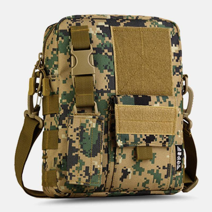Men Camo Pattern Multifunction Large Capacity Outdoor Travel Tactical Bag Crossbody Bag Shoulder Bag Square Bag - Trendha