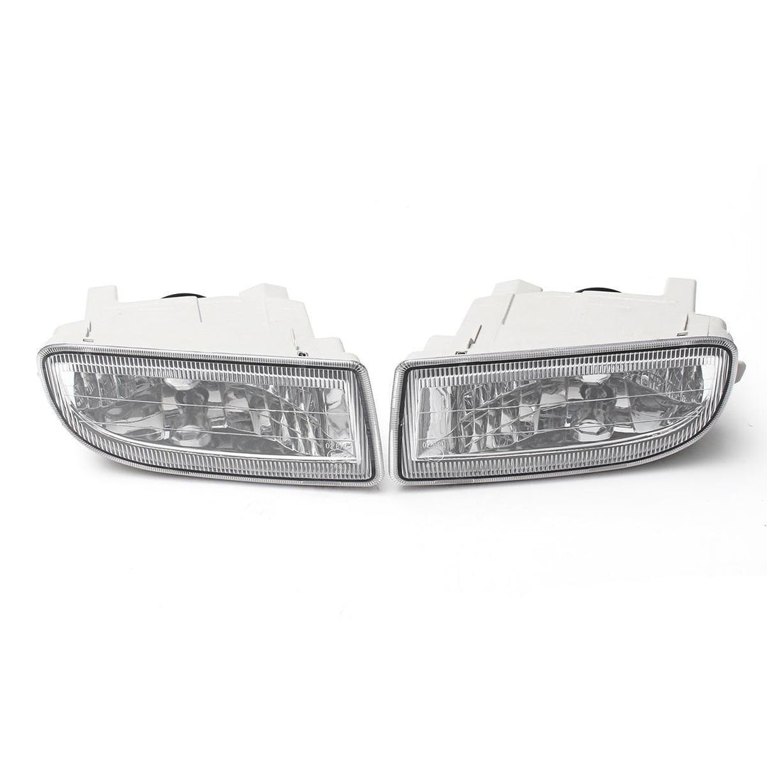 Pair Clear Car Front Driving Fog Lights Lamp with 9006 Bulbs 55W For Toyota Land Cruiser 1998-2007 - Trendha