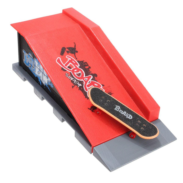 Mini Finger Skateboard Kid Fingerboard Toy Park Ramp Finger Board Recreation - Trendha