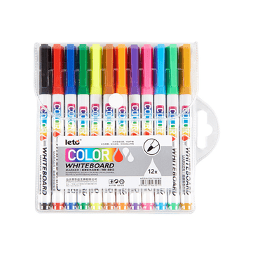 12 Colors Magic Whiteboard Pen Erasable Colorful Thin Marker Pen for Office School Home Supplies - Trendha
