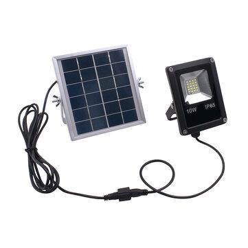 Solar Powered 10W 20LED SMD5730 Waterproof IP65 Remote Timer Light Control Flood Light - Trendha
