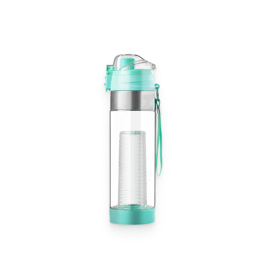 Teal Plastic Water Bottle - Trendha