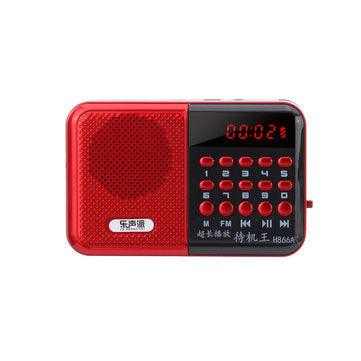 Portable DC 5V 3W FM 70MHz-108MHz Handheld Digital Radio Music Player Rechargeable TF Card Speaker - Trendha