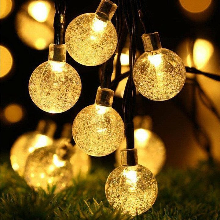 20/50 LEDS Crystal Ball 5M/10M Solar Lamp Power LED String Fairy Lights Solar Garlands Garden Christmas Decor For Outdoor - Trendha