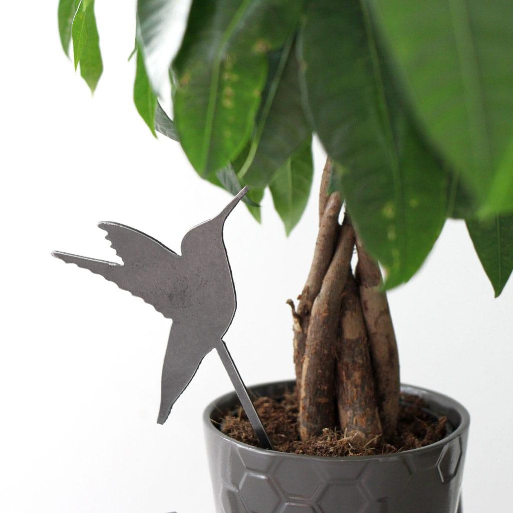 Happy Hummingbird Plant Stake - Trendha