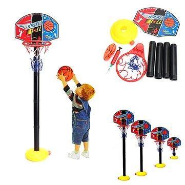 Portable Children Kids Adjustable Basketball Indoor Outdoor Play Net Hoop Set 115cm - Trendha