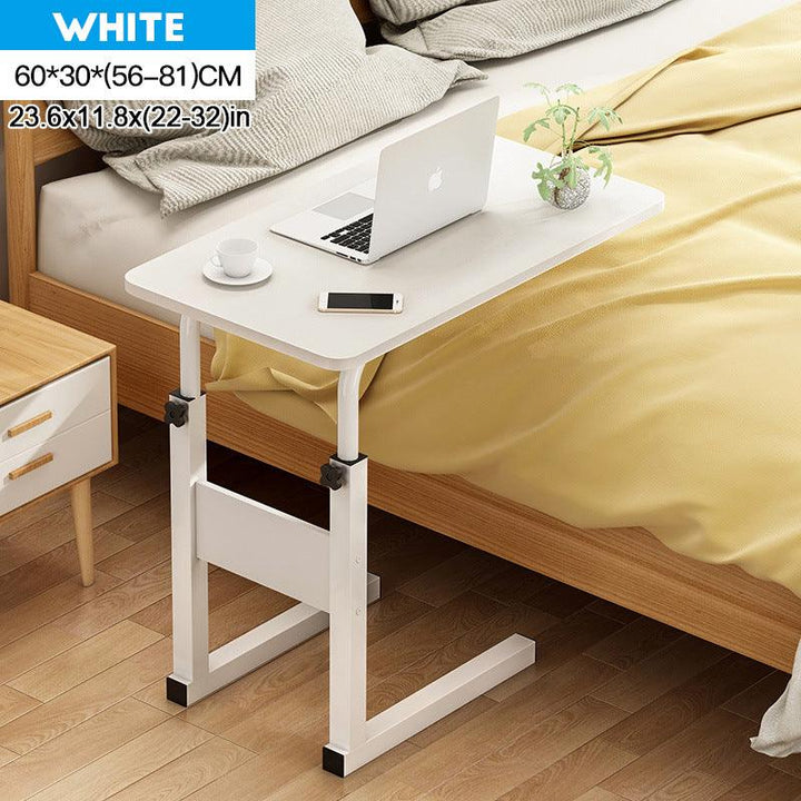 Simple Bed Computer Desk Lazy Desk with Movable Lifting for Student Beside Bedroom - Trendha