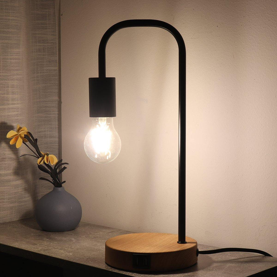 USB Charging Desk Lamp Touch Dimming Modern Bedside Lamp Creative Night Light - Trendha