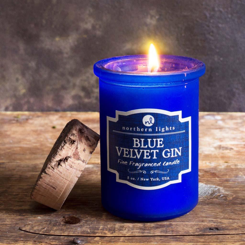 Blue Velvet Gin Spirit Jar - Trendha