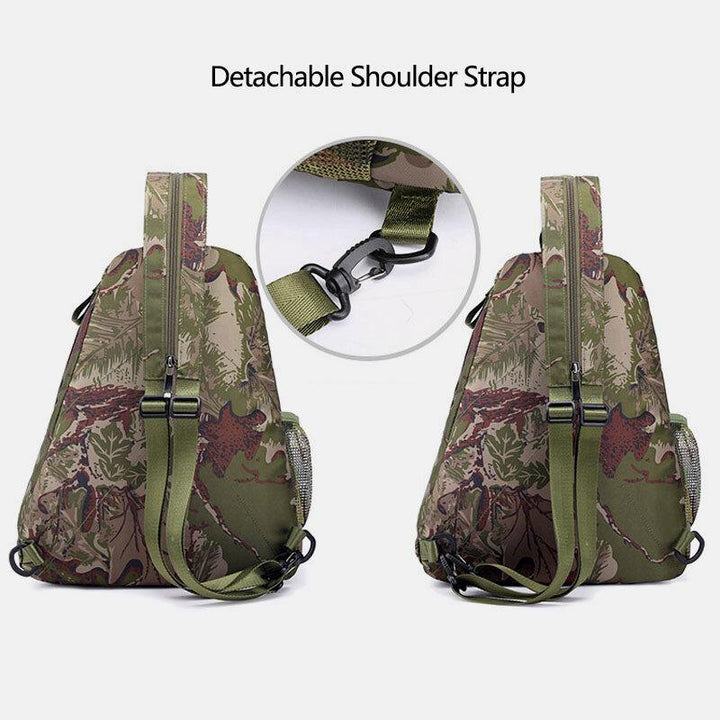 Men Camouflages Multifunction Large Capacity Waterproof Sport Chest Bag Shoulder Bag Crossbody Bag Backpack - Trendha