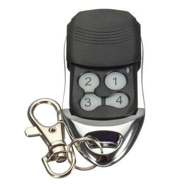 4 Button 433MHz Black Garage Gate Key Remote Control Replacement For RCG12C - Trendha