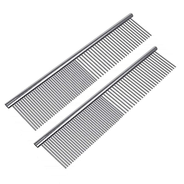 Chrome Plate Pet Grooming Comb - Trendha