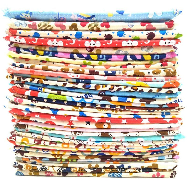 Colorful Patterned Cotton Dog Scarves Set - Trendha