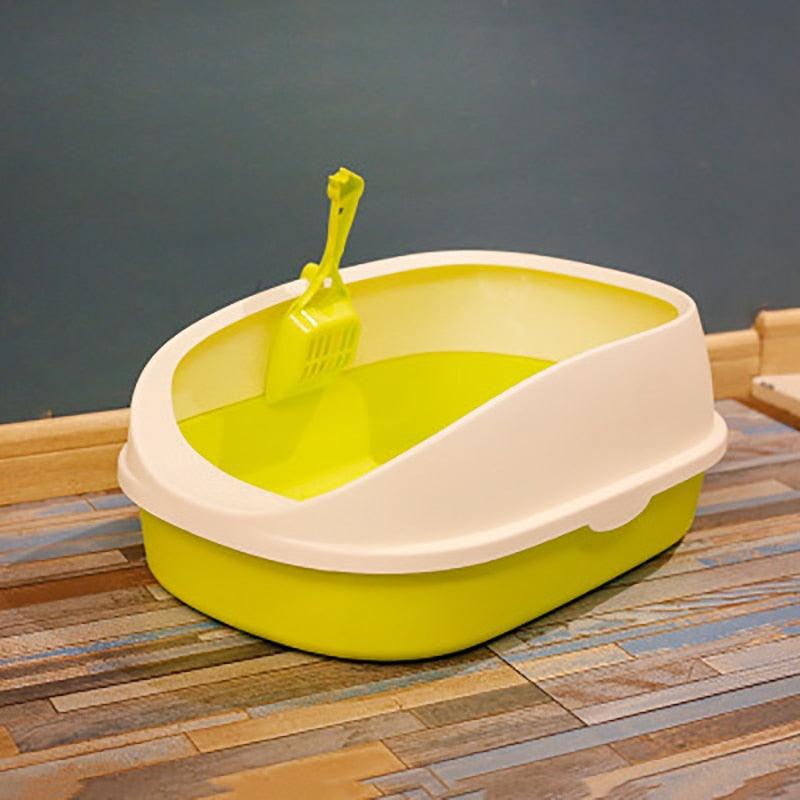 Colorful Semi-Enclosed Cat Toilet - Trendha
