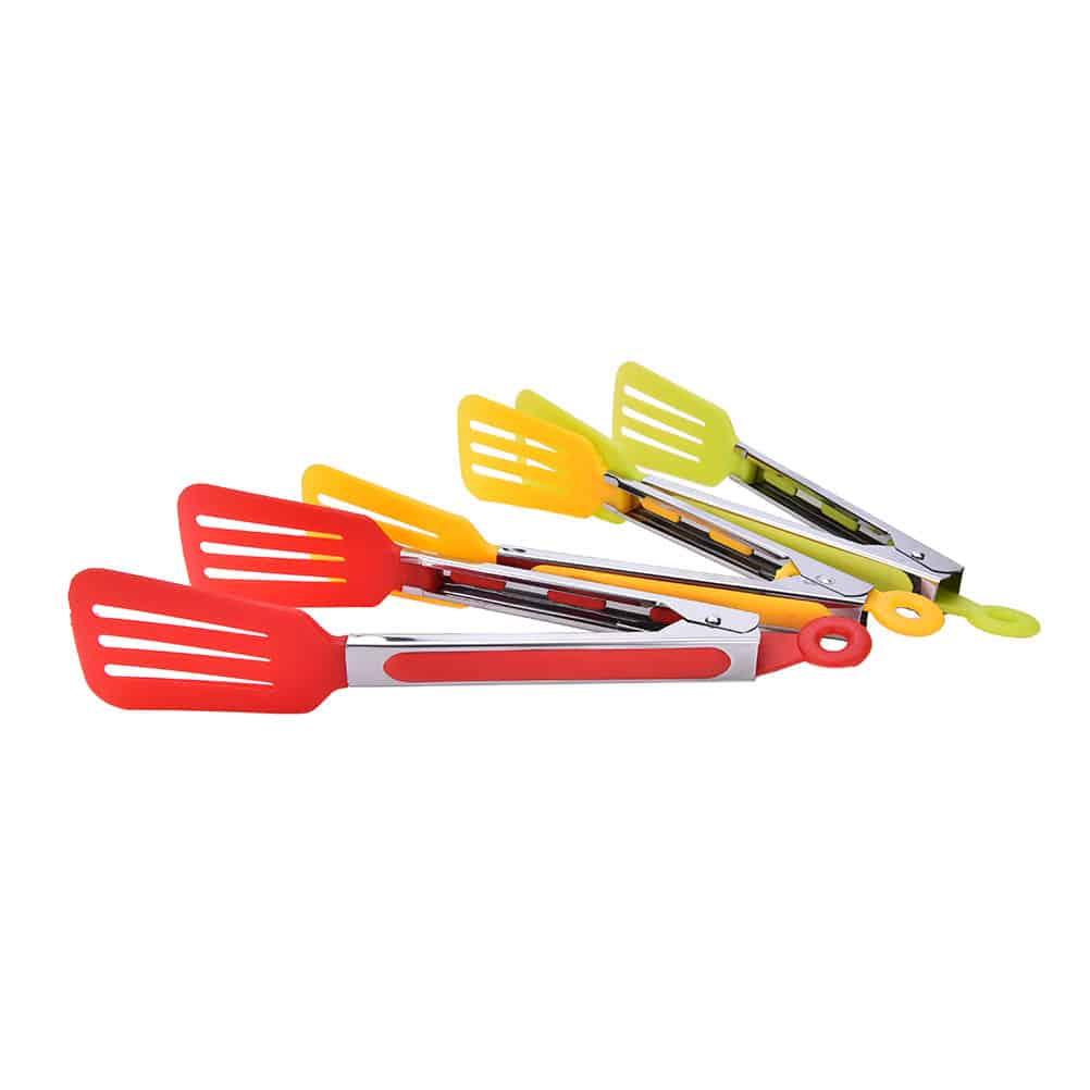 Colorful Stainless Steel BBQ Tongs - Trendha
